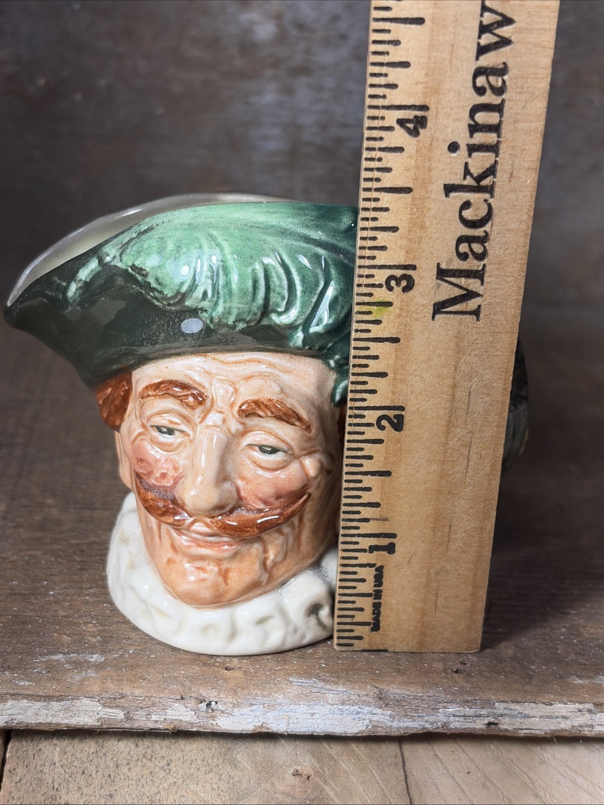Royal Doulton Character Jug The Cavalier 3.5” Small 1940s A Stamp Logo