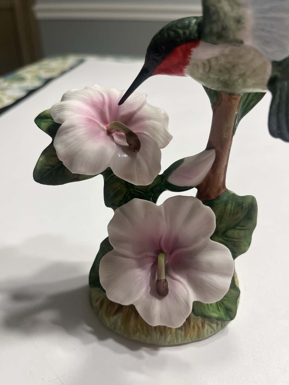Hummingbird Figurine. By Gallery Originals. Limited Edition. 1984 7 1/4″ Tall