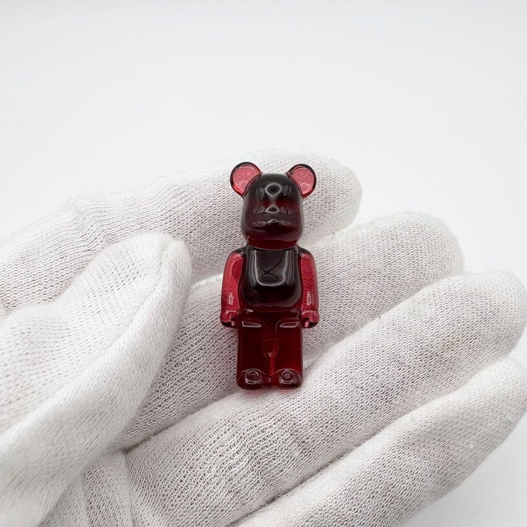 Baccarat x Bearbrick pin brooch red rare very good condition