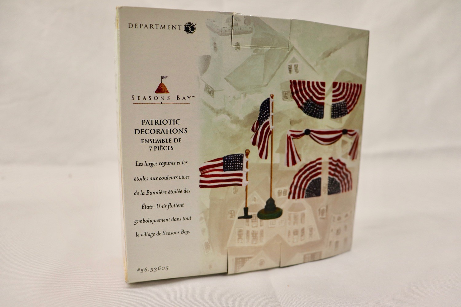 Dept 56 Season’s Bay Summer Seaside Village Figure Lot 9pc Boxed Accessories