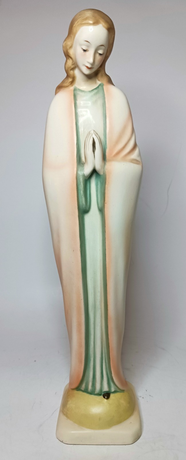 Vintage Hummel Standing Madonna 13” Tall Hand Painted in Pastels