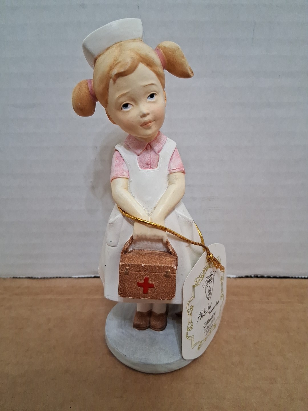 Turtle King Corp Alabastro European Style Giftware Collectors Edition Lady Nurse