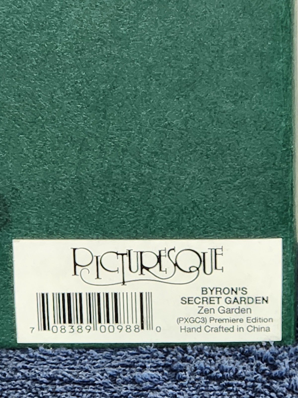 4″ x 4″ PICTURESQUE Tile, Harmony Kingdom, Byron’s Secret Garden, Zen Garden