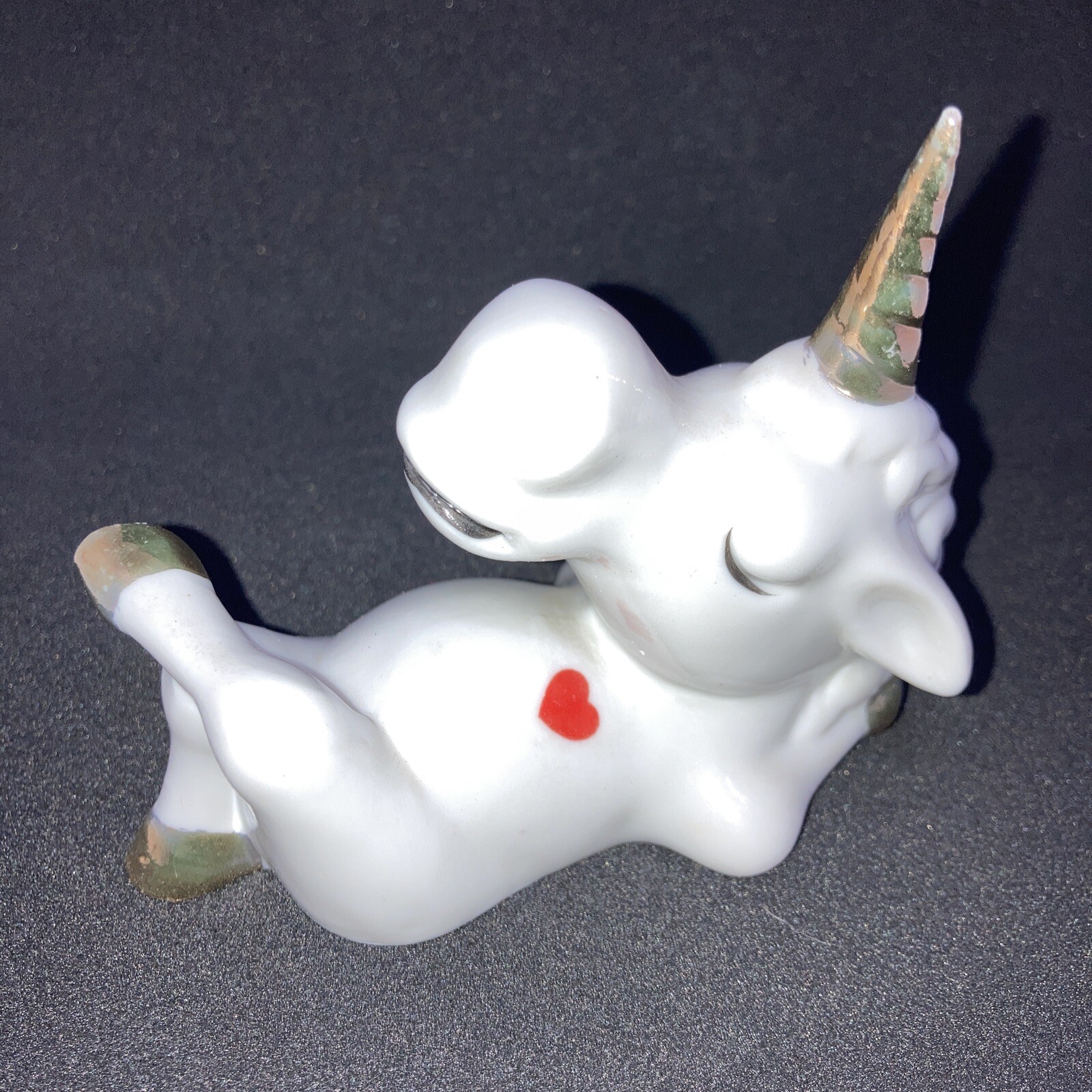 Vintage Aldon Joan Berg Victor 1981 Thinking of You Unicorn Figurine 3”
