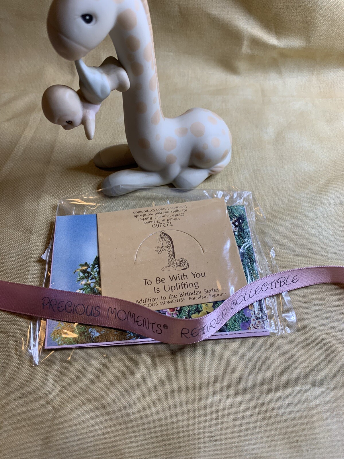 Precious Moment Giraffe To Be With You Is Uplifting Retired
