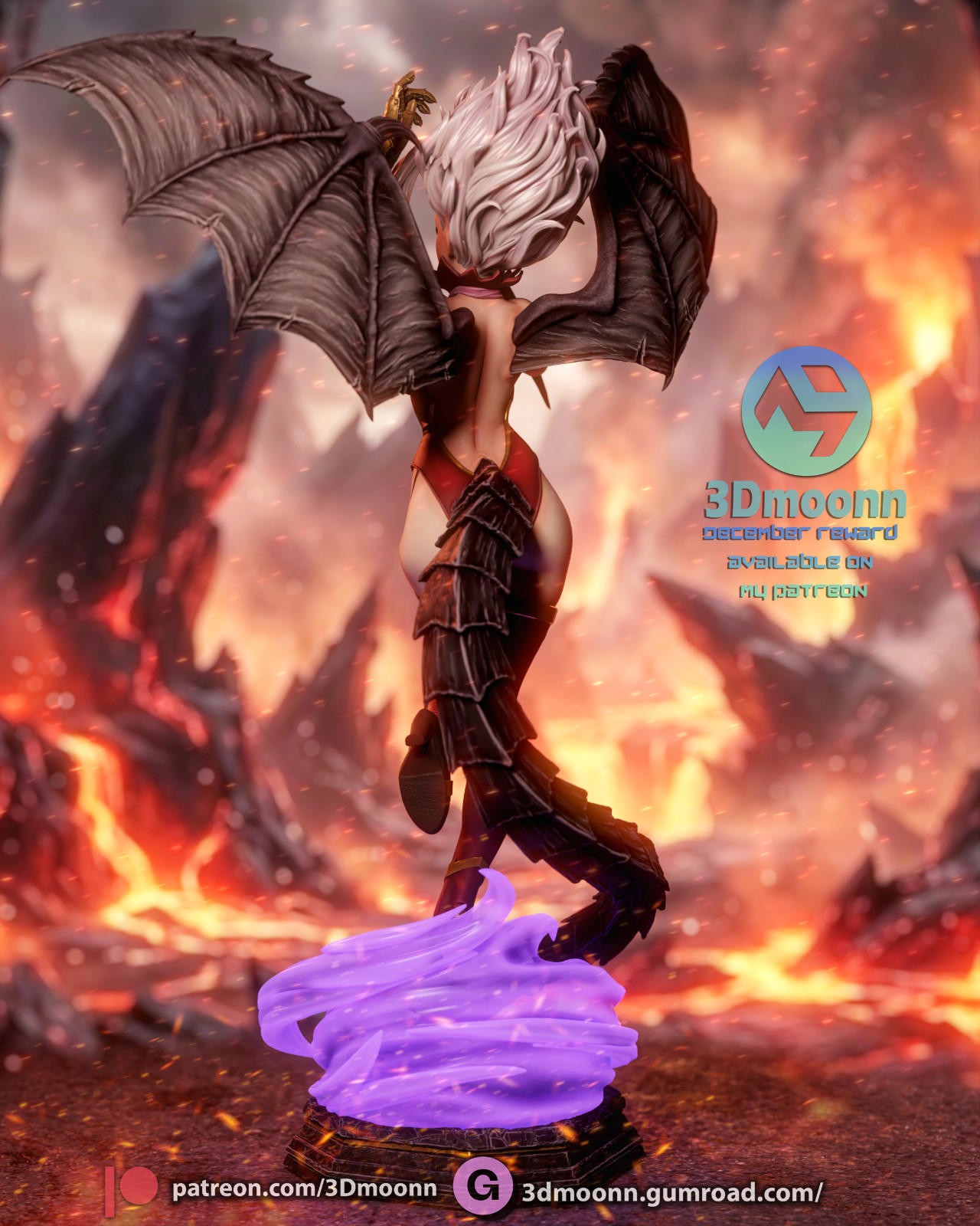 Mirajane (Satan Soul) | Fairy Tail | UNPAINTED | 1/6 Scale Resin Kit |