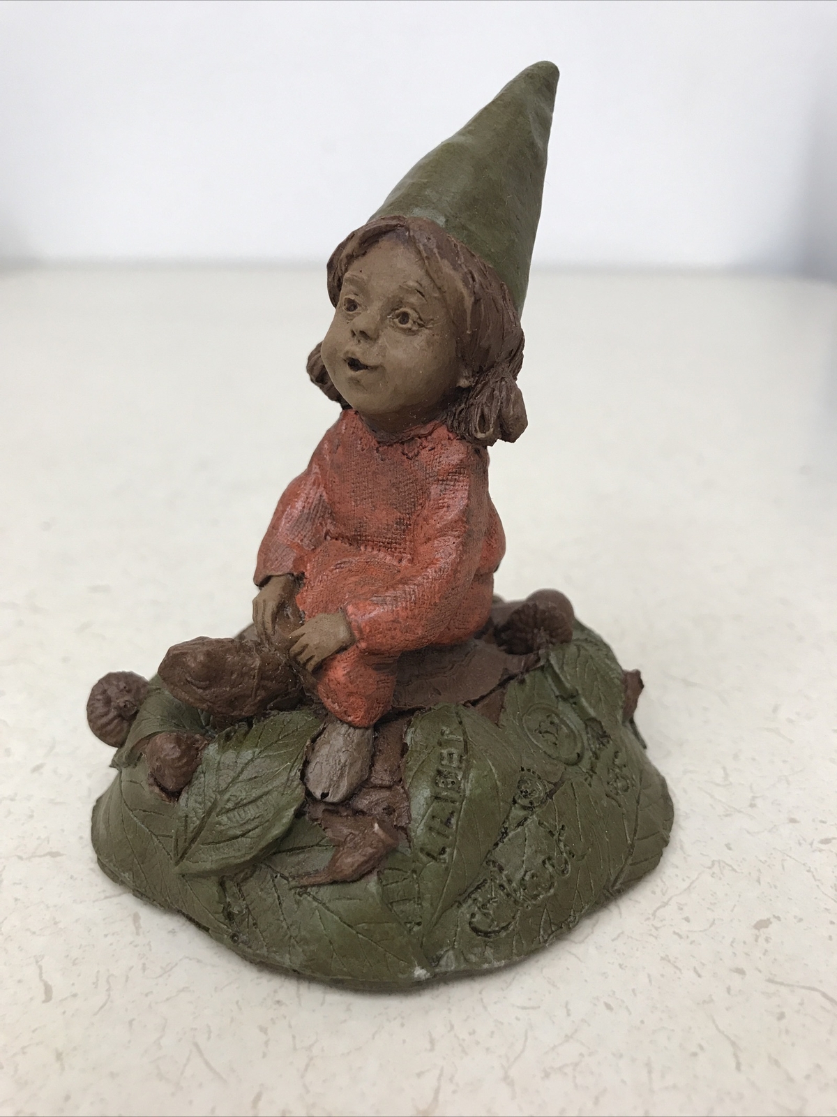 Vintage Cairn Studio Tom Clark Gnome Figurine Lilibet Queen CLAY ORIGINAL 1985