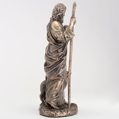 Veronese Design 6 1/4 Inch Jesus The Good Shepherd Cold Cast Resin