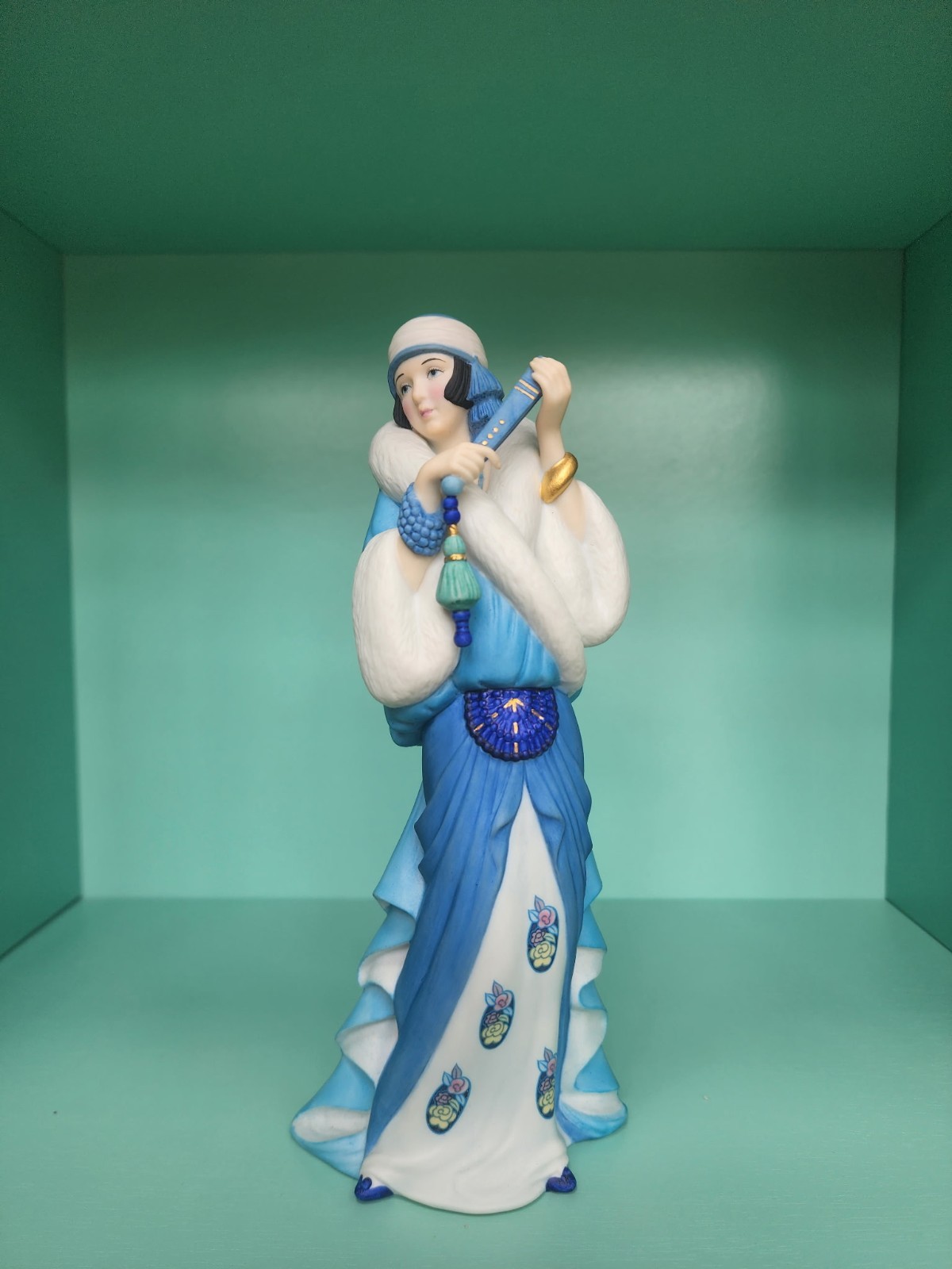 Lenox American Songbook Collection Rhapsody in Blue Porcelain Figurine Art Deco