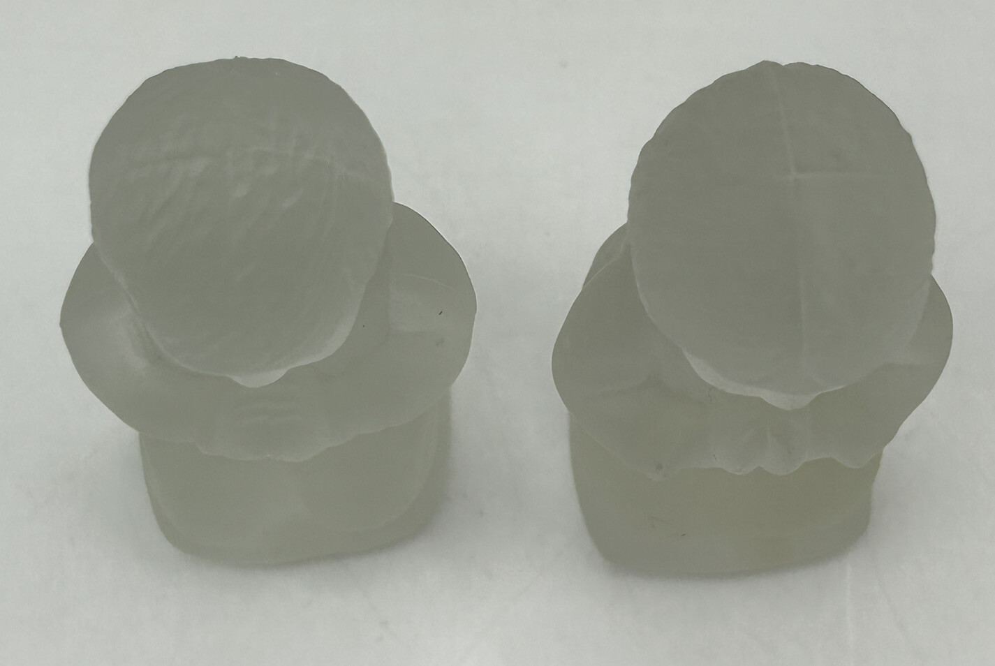 Goebel Hummel 1978 Praying Girl & Boy Crystal Figurines Pair Miniature 2.75”