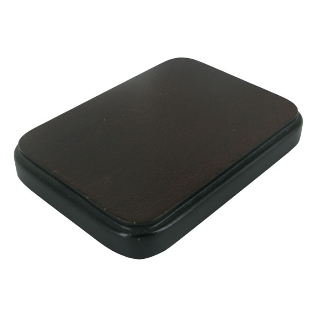 Wooden base plinth for figurine model trophy display solid wood felt base boxed