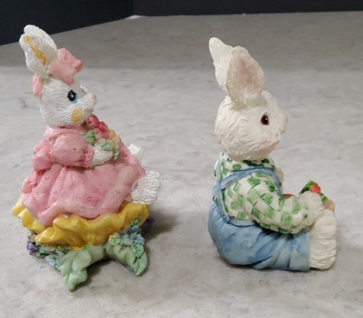 Adorable Easter Bunny Girl and Boy Set