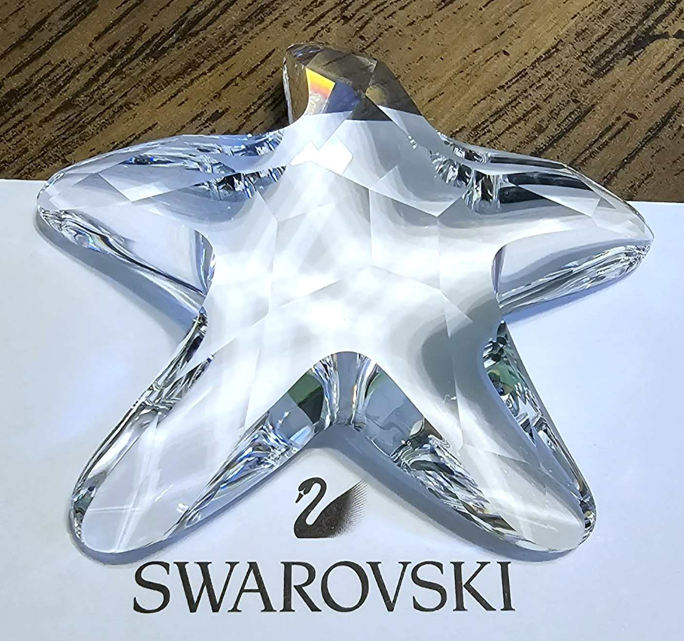 ⭐ Swarovski Crystal 2005 SCS Renewal Joining Gift, Large, Starfish Figurine, NIB
