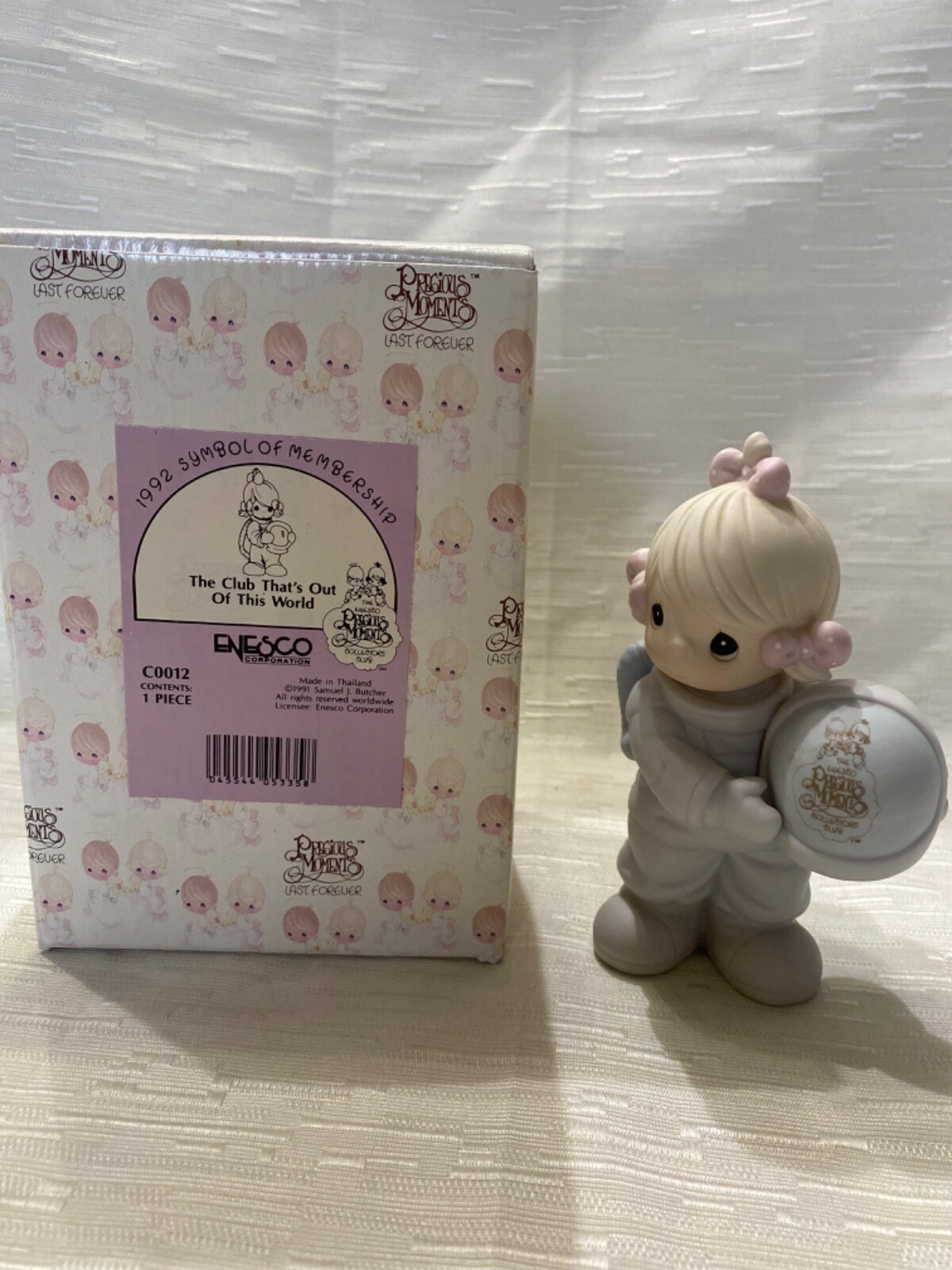 Precious Moments The Club That’s Out of This World 1992 #C0012 G-Clef Mark