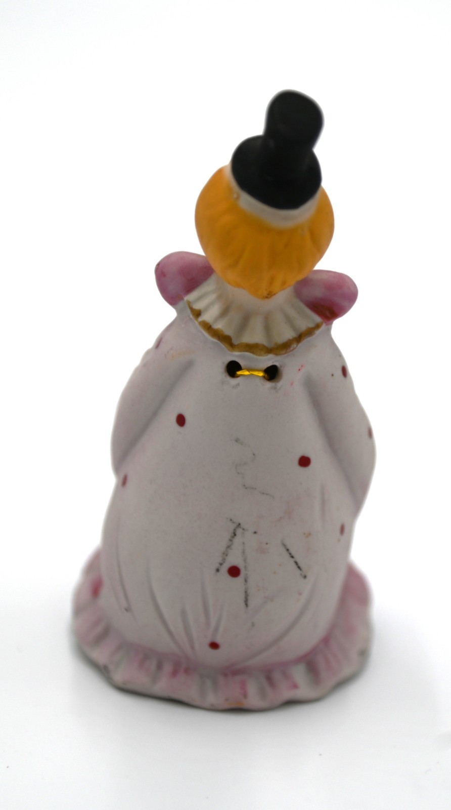Vintage Clown w Small Top Hat Collectible Bell