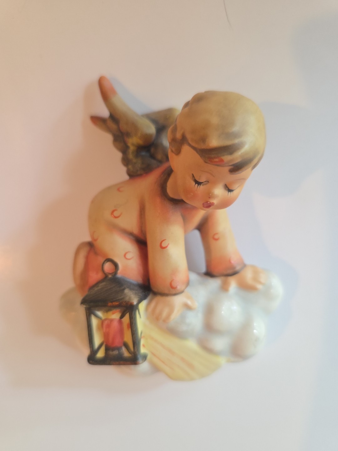 Vintage Goebel Hummel Figurine Wall Plaque “SEARCHING ANGEL” Hum 310 TMK-5