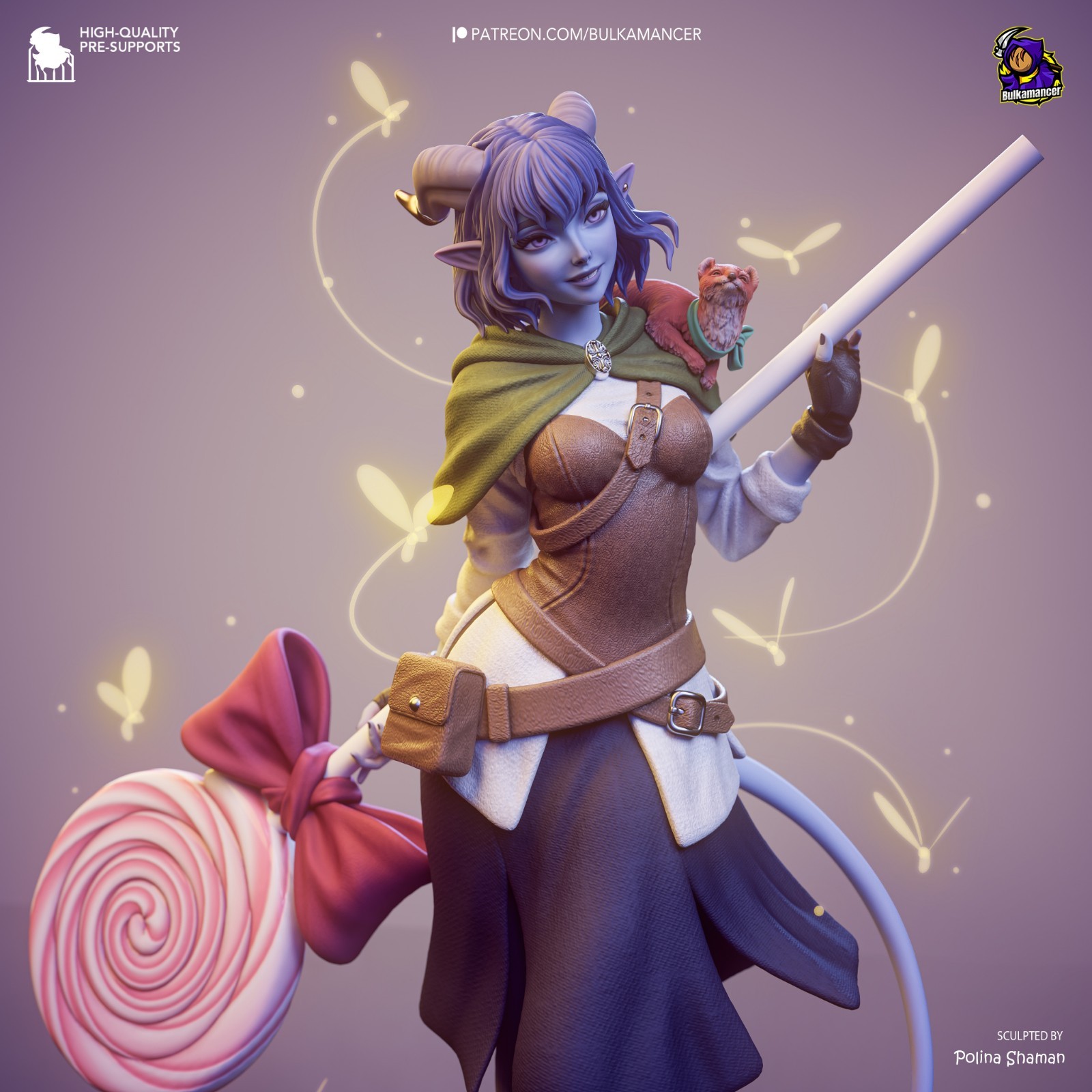 Jester – The Mighty Nein 1/8 Scale Figure Statue 3D Print Model Kit Unpainted