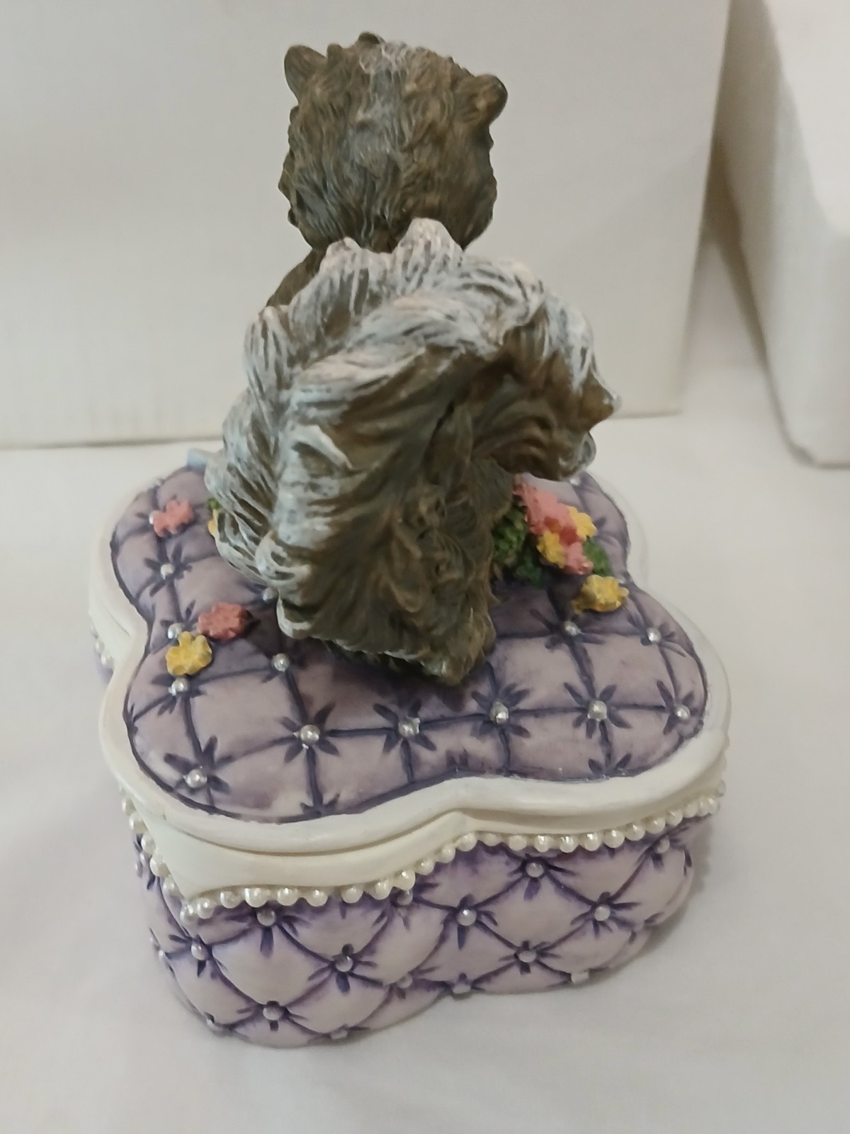 VTG Heritage House Melodies Country Fair Skunk Music Box Small World Wind Up NIB