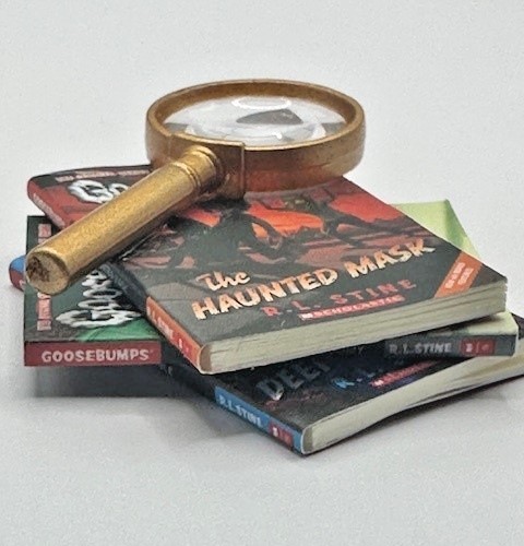 Mini Book Stack Trinket featuring ZURU Mini Brands Goosebumps Series Books