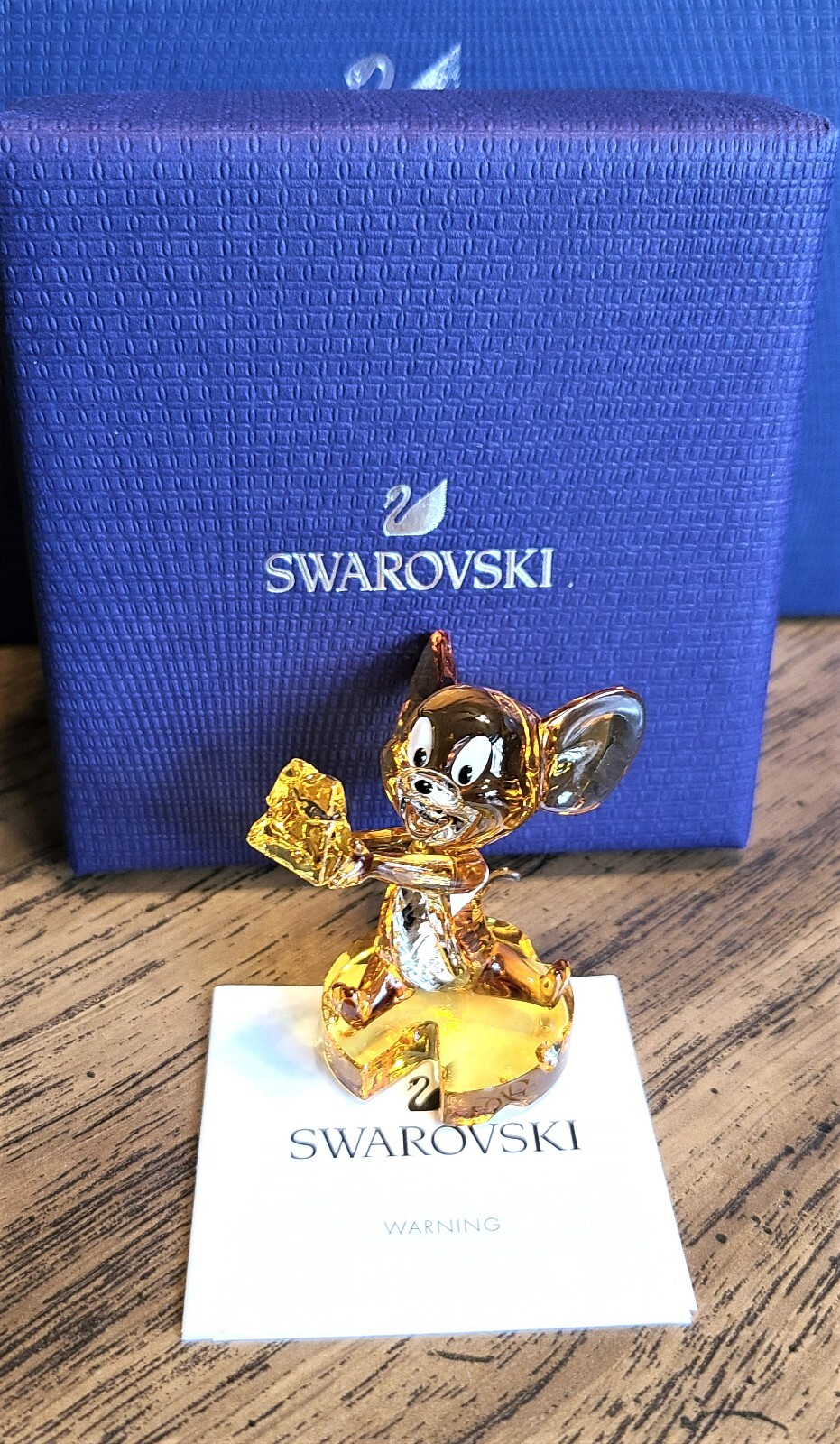 🐭 Swarovski Crystal 2021 Warner Bros. Show, “Jerry the Mouse” Figurine, NIB