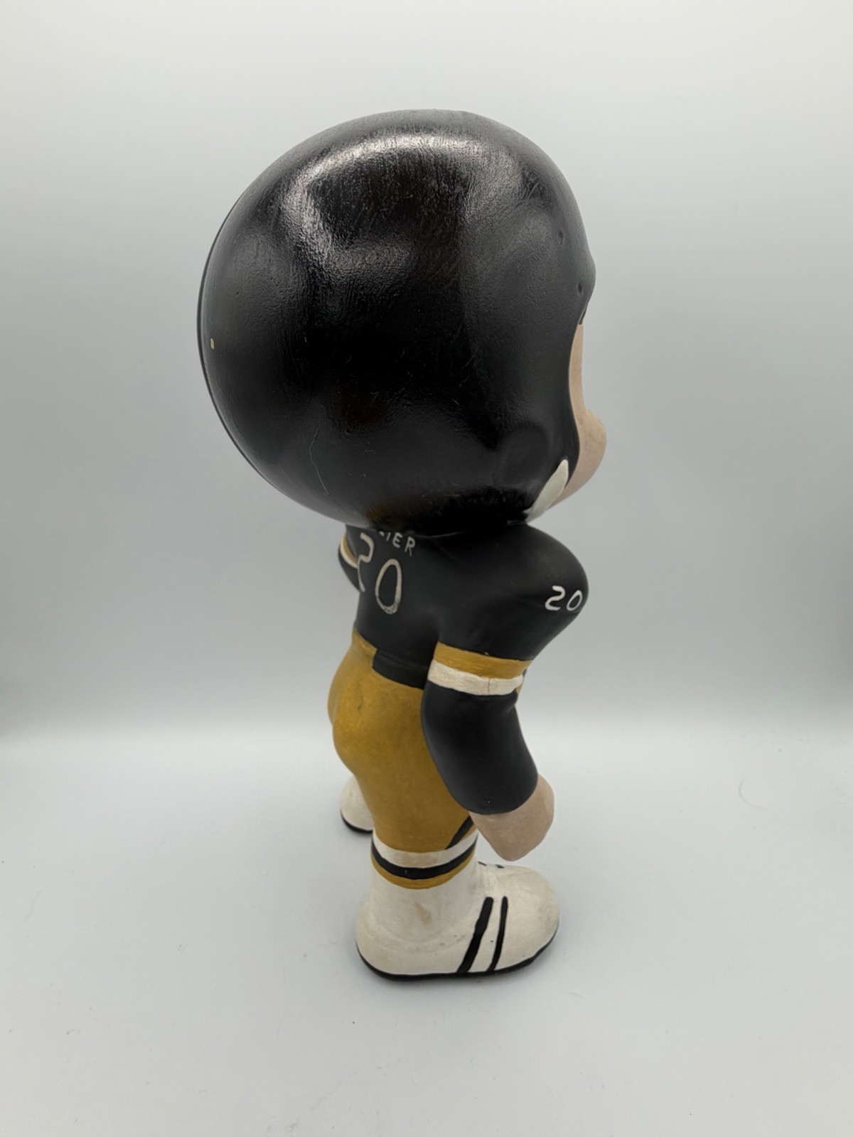Vintage Pittsburgh Steelers Atlantic Mold Ceramic Football Player Figurine 11″