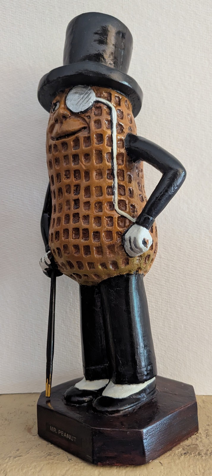 Vintage Mr Peanut Esco Type Statue Products Inc Circa 1980’s 17” Tall