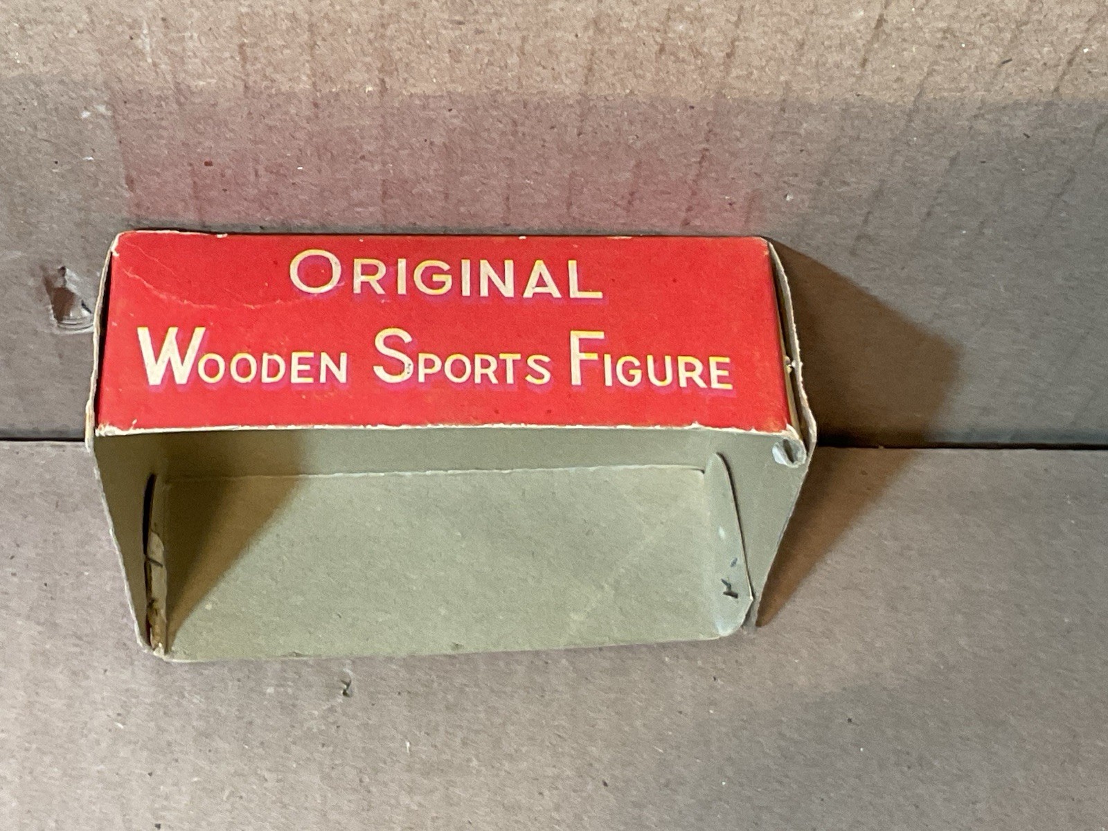 Vintage Hand Carved Wooden Sports Bobble Head Figure Bowling Ball And Pins Japan
