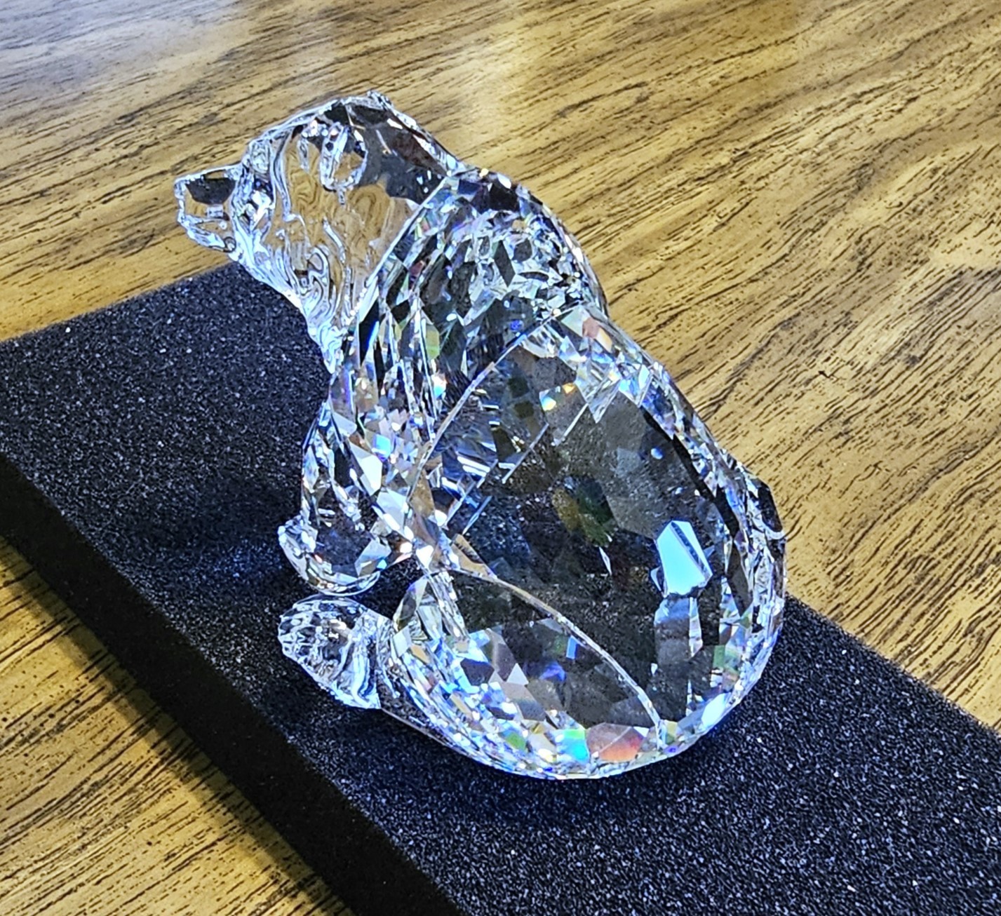 🐻 Swarovski Crystal “Rare Encounters”, LARGE, Adult Grizzly Bear Figurine, Box