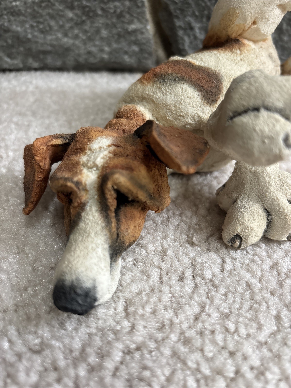 A Breed Apart Cute JACK RUSSELL LYING FIGURINE #70037 Country Artists 2003