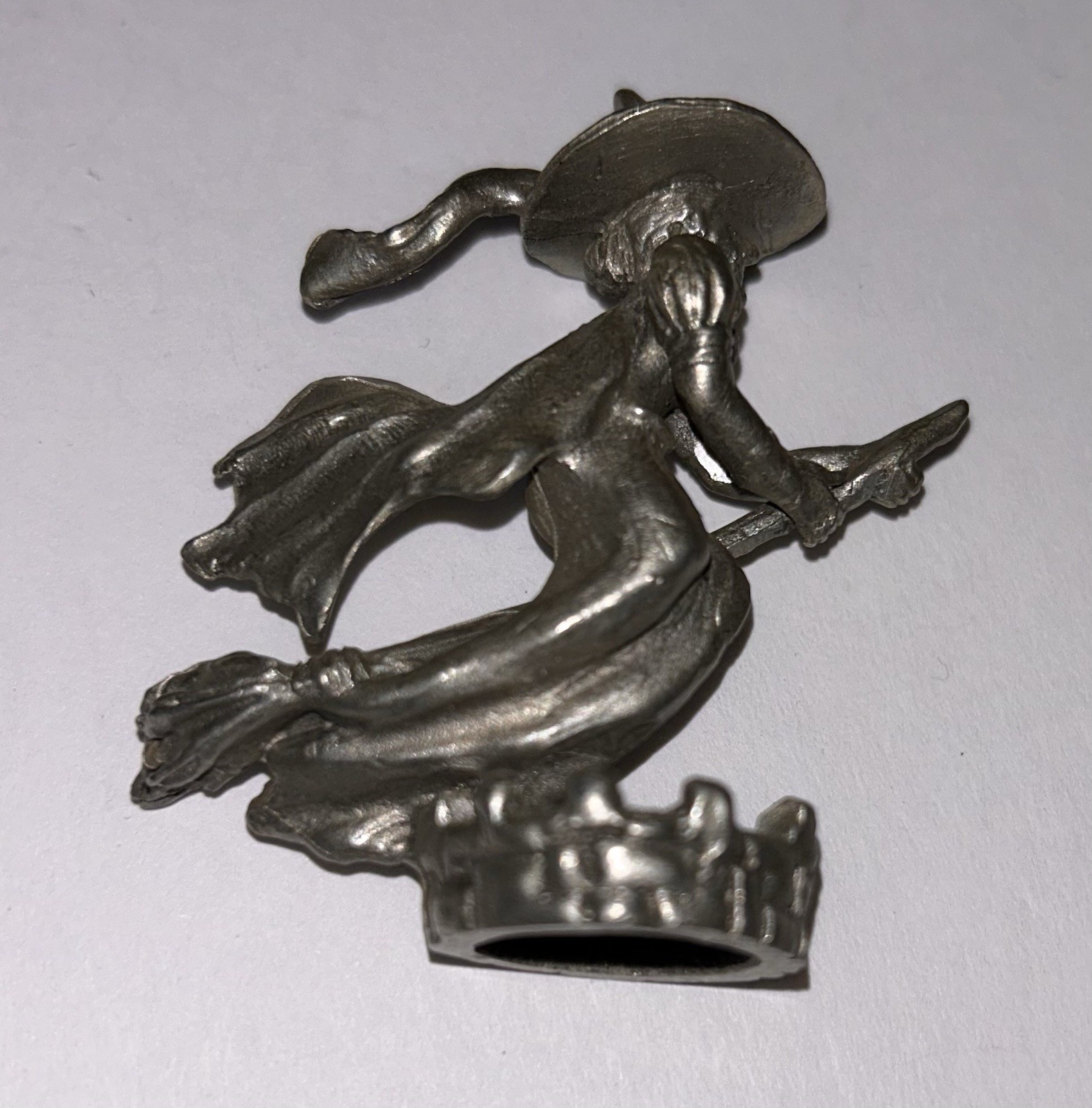 3 Comstock Pewter Wizard of Oz Figurines Glinda, Wicked Witch & Flying Monkey