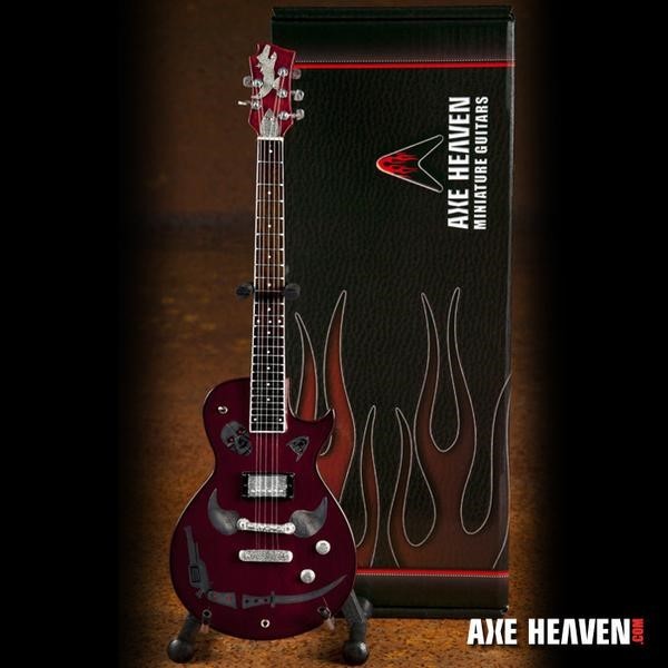 KEITH RICHARDS – 1981 Zemaitis Macabre 1:4 Scale Replica Guitar ~Axe Heaven~