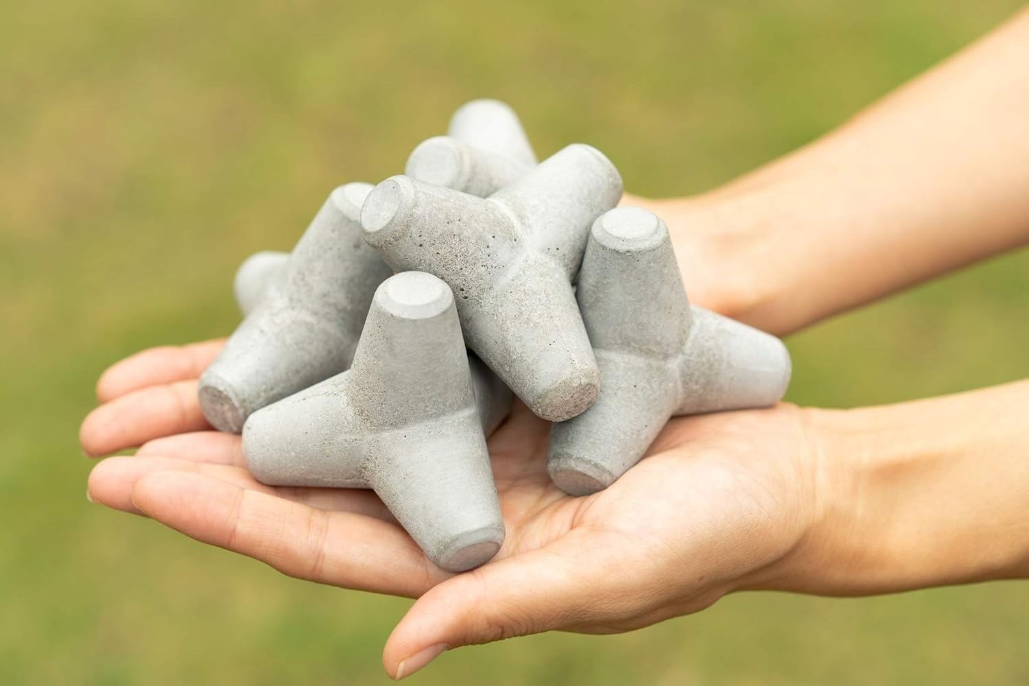 TENORITETRA Tetrapod Miniature Medium Size Matte Concrete Figure Set of 5 Japan