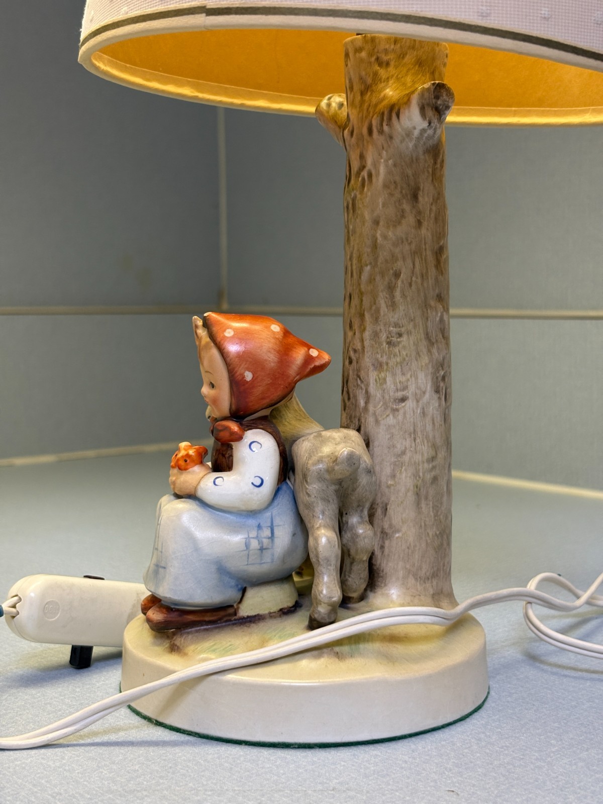 Hummel Table Lamp Goebel MI Hummel Had a Little Lamp