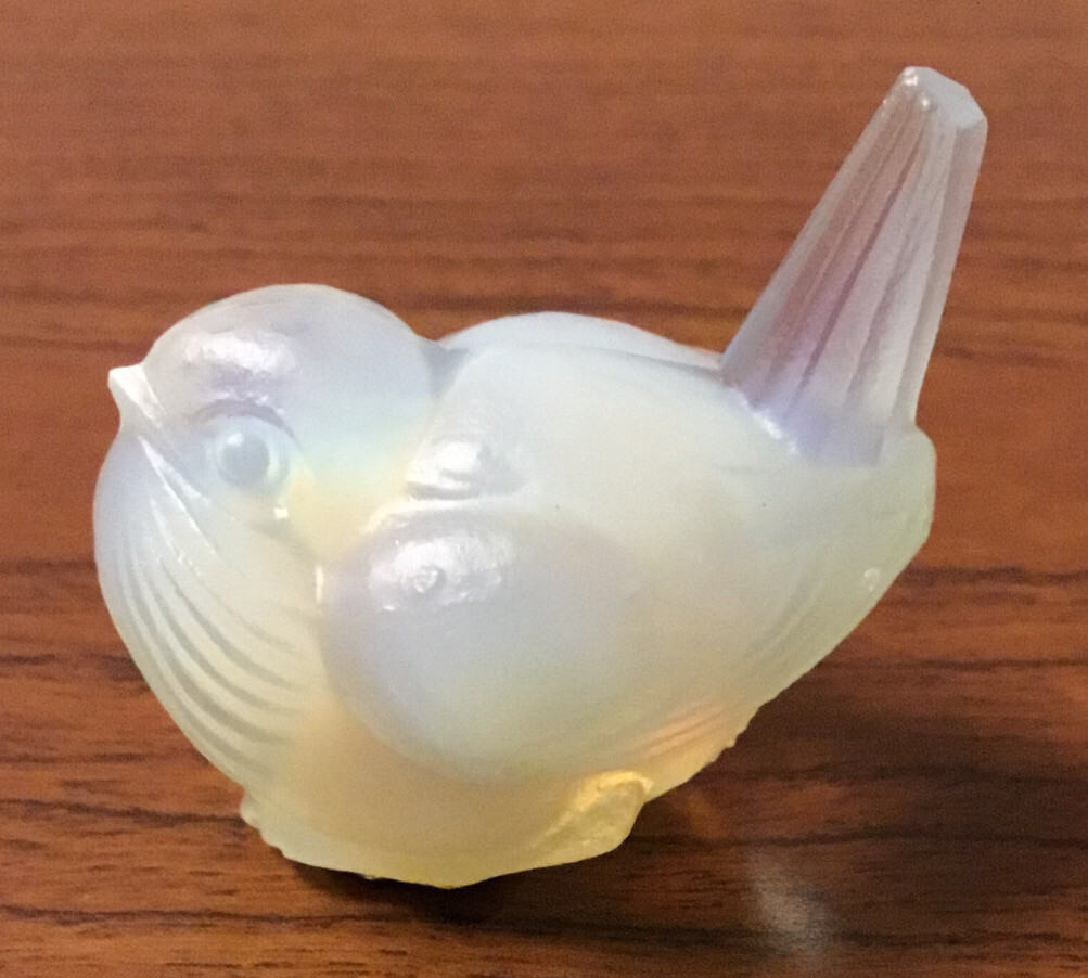 RARE SABINO FRANCE CRYSTAL SMALL HOPPING BIRD 2”T NO BOX MINT! WITH LABEL