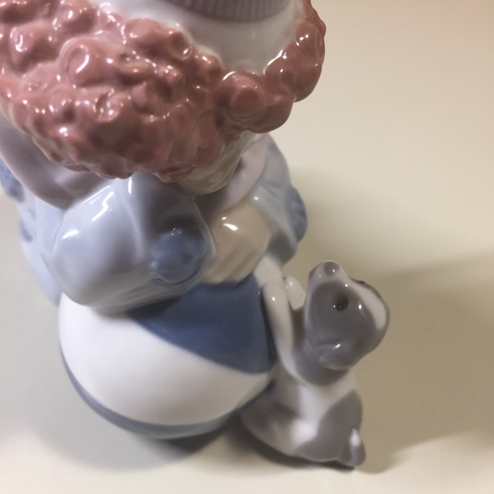 LLADRO # 5278 Pierrot W/Puppy Ball Glossy 4.5” NO BOX