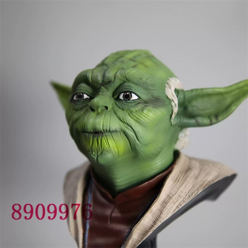 Jedi Yoda Resin Sculpture Painted Bust Statue Model 1/2 Scale 22cm New Stock
