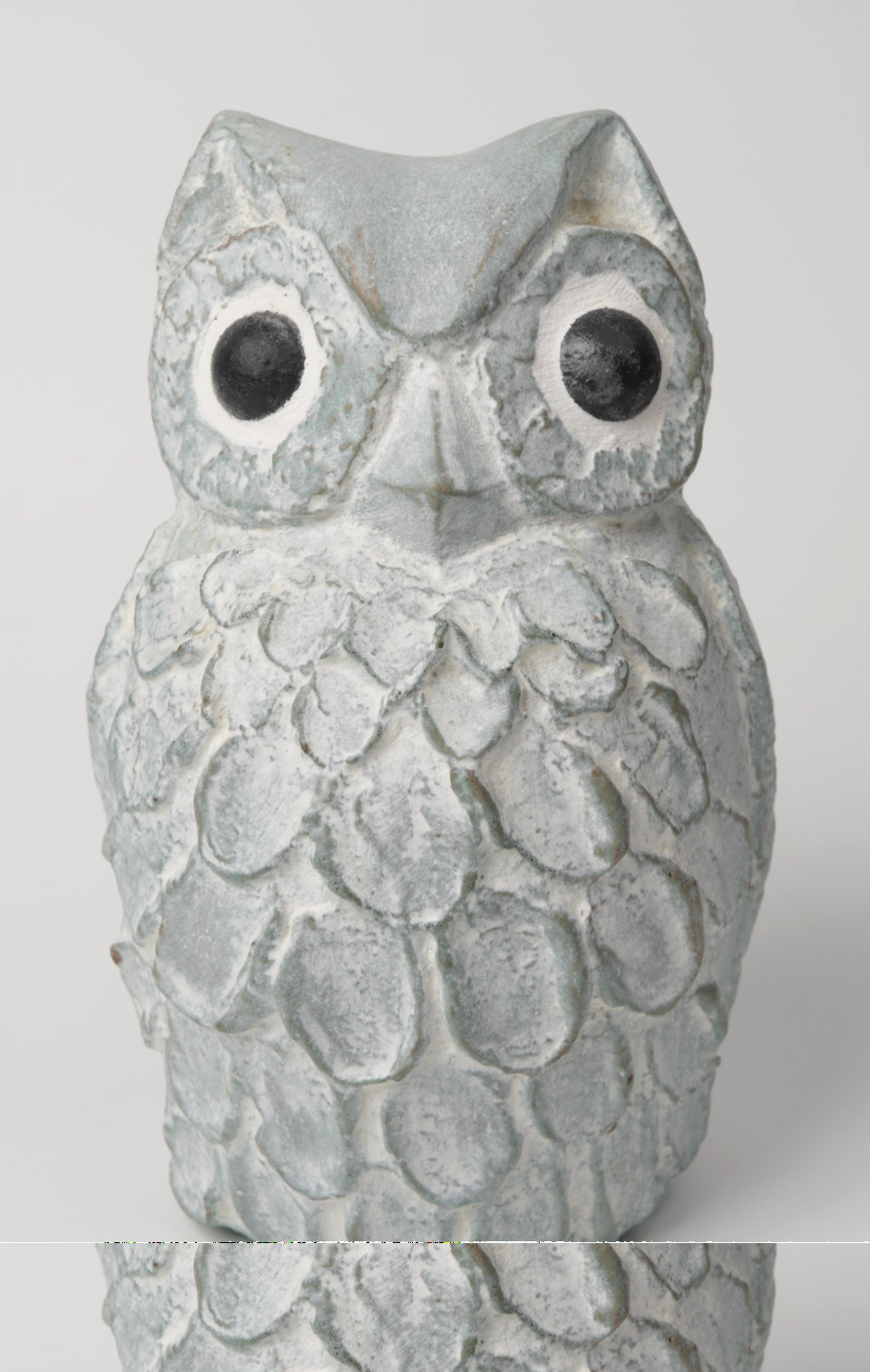 Artist Isabel Bloom Carved Concrete Stone Owl Sculpture Figurine Signed & Mint