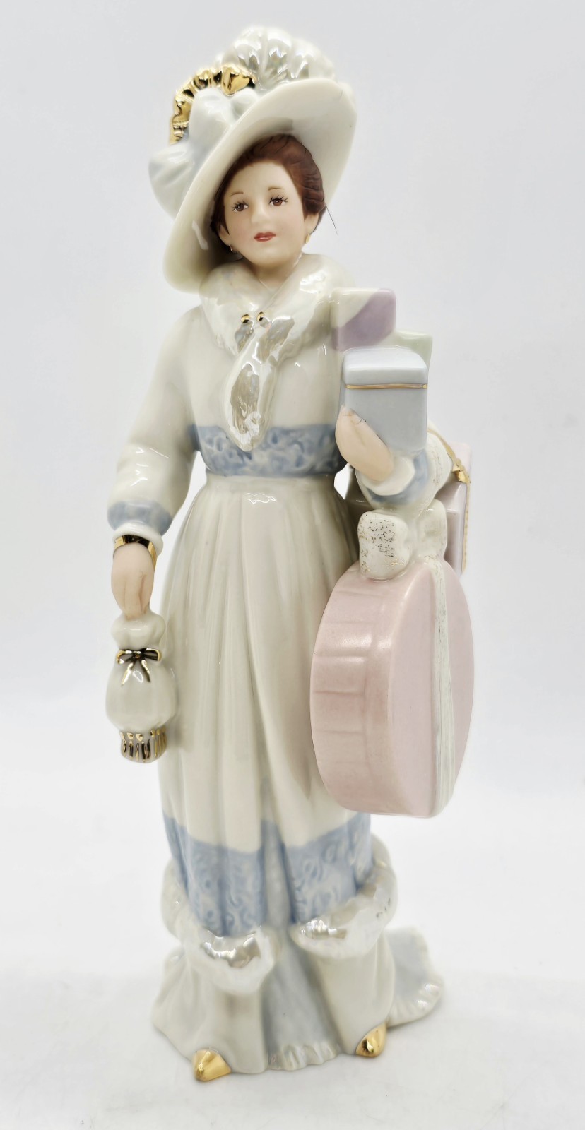 Vintage LENOX SHOPPING IN PARIS ’20s Fashion Porcelain Lady Figural Figurine
