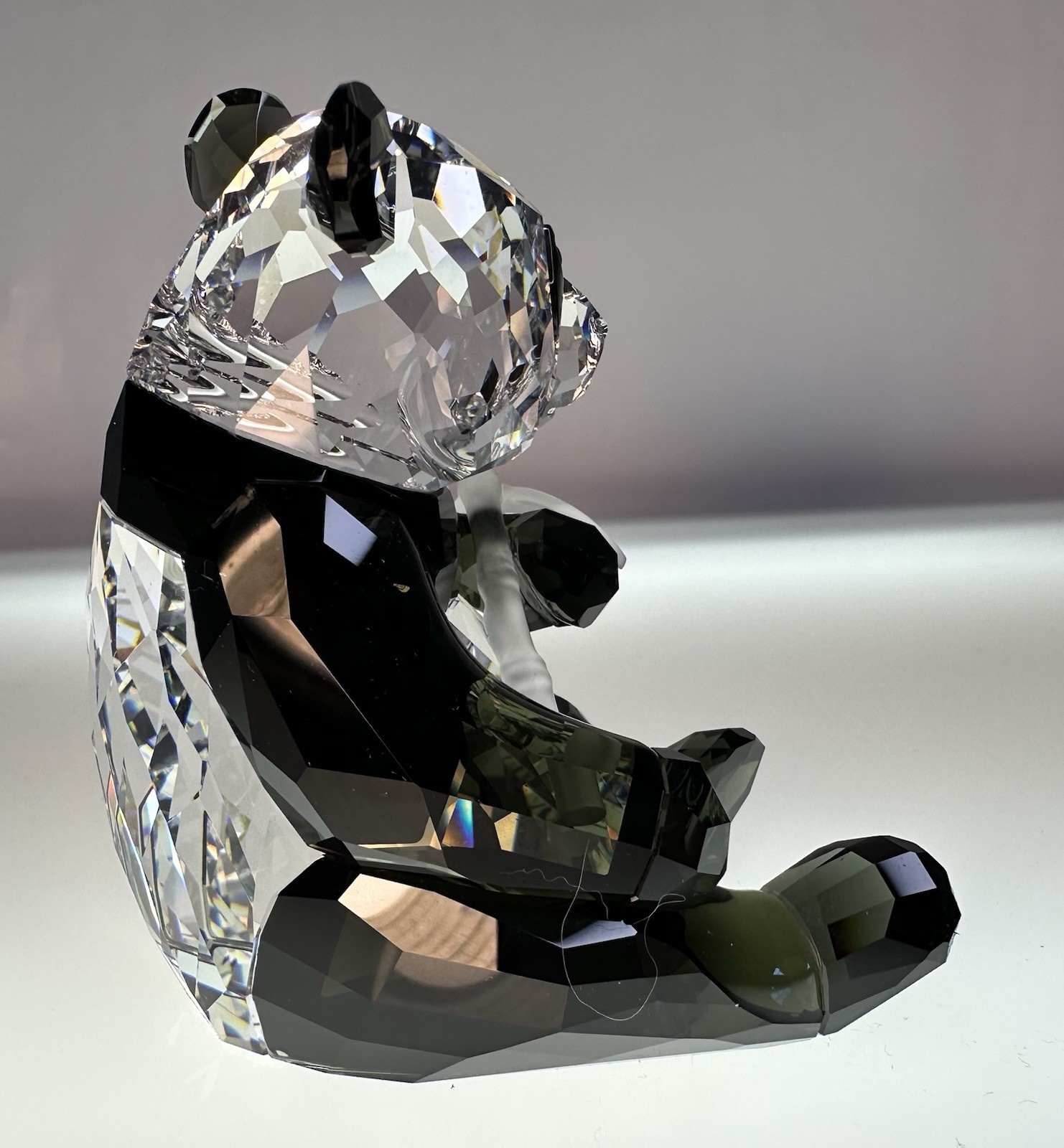 Swarovski Crystal SCS Annual Edition 2008 Pandas Endangered Wildlife, Box & COA