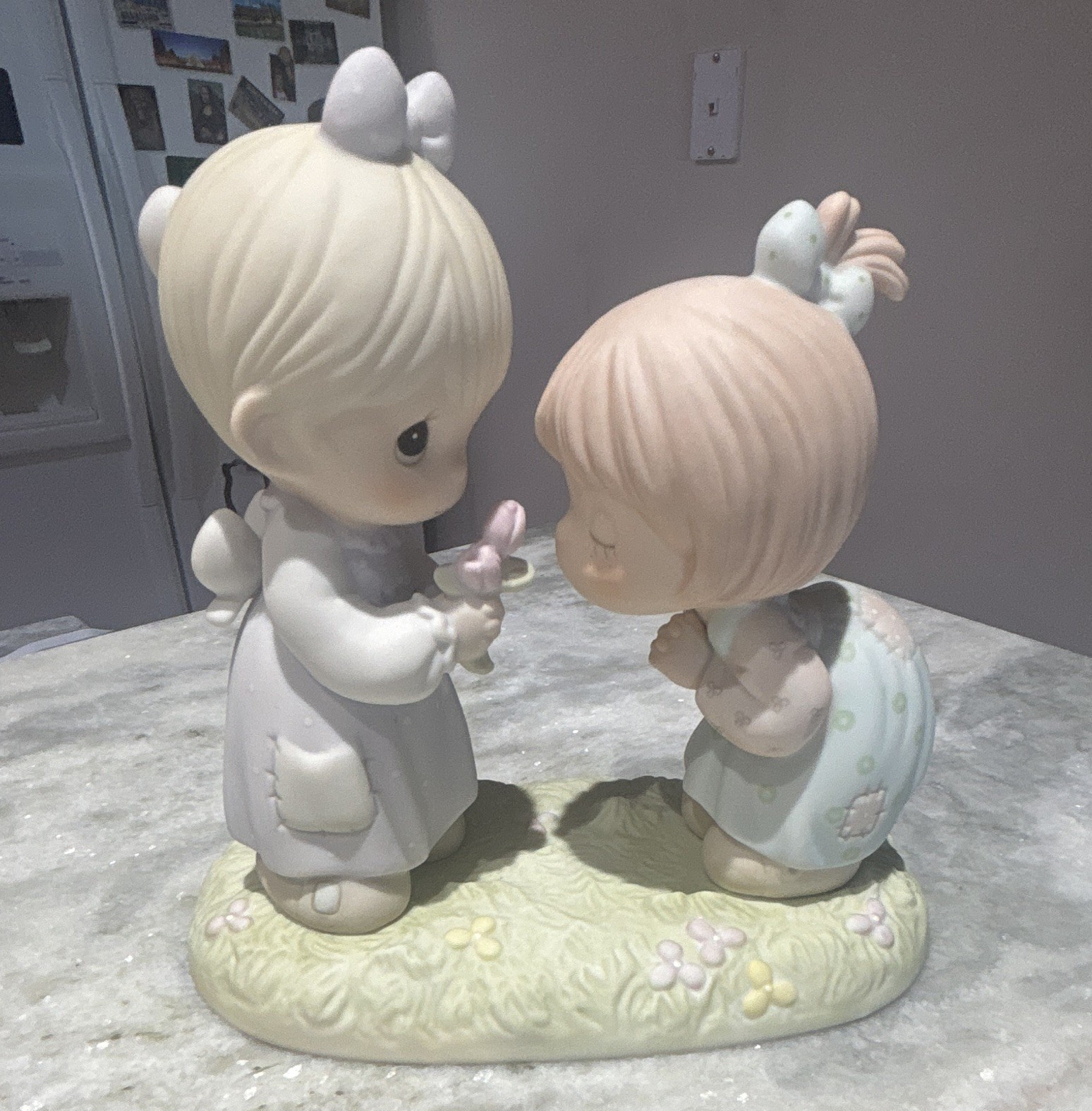 Precious Moments “Good Friends Are Forever” Porcelain Figurine Boy & Girl 1996