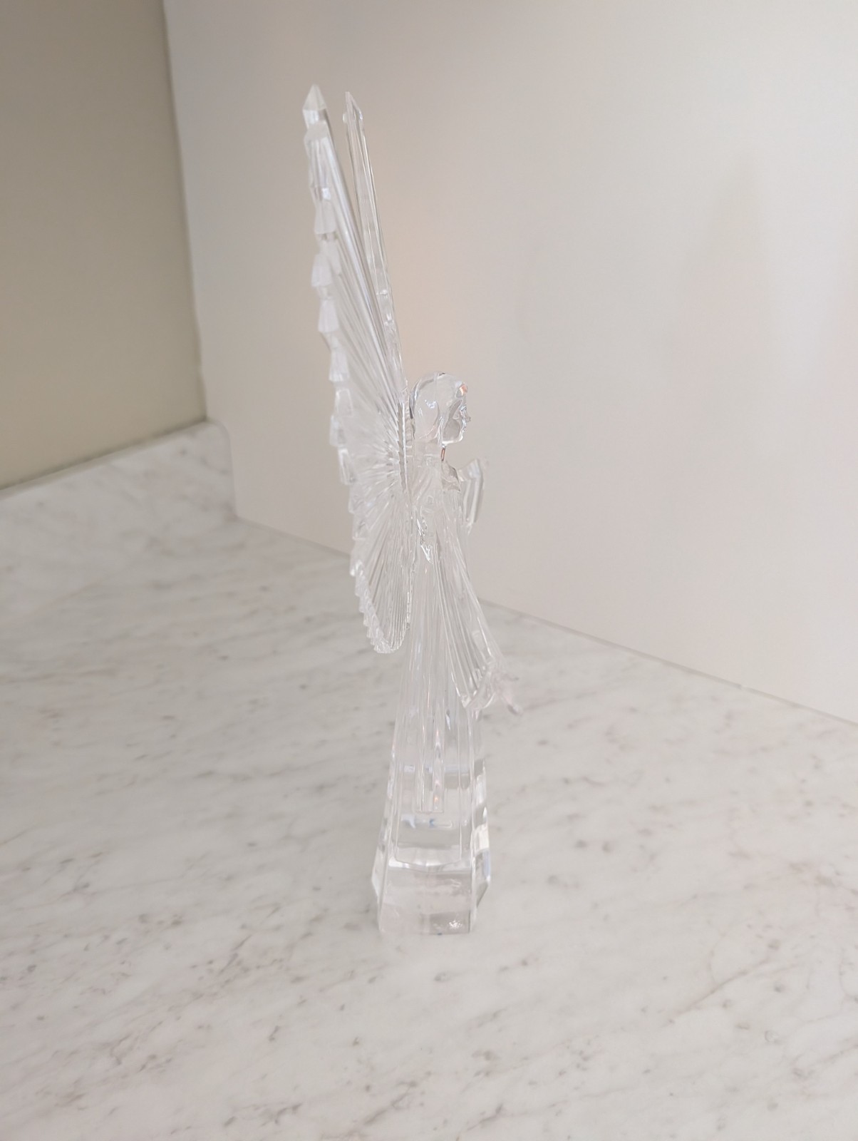 Clear Acrylic Table Angel Decoration