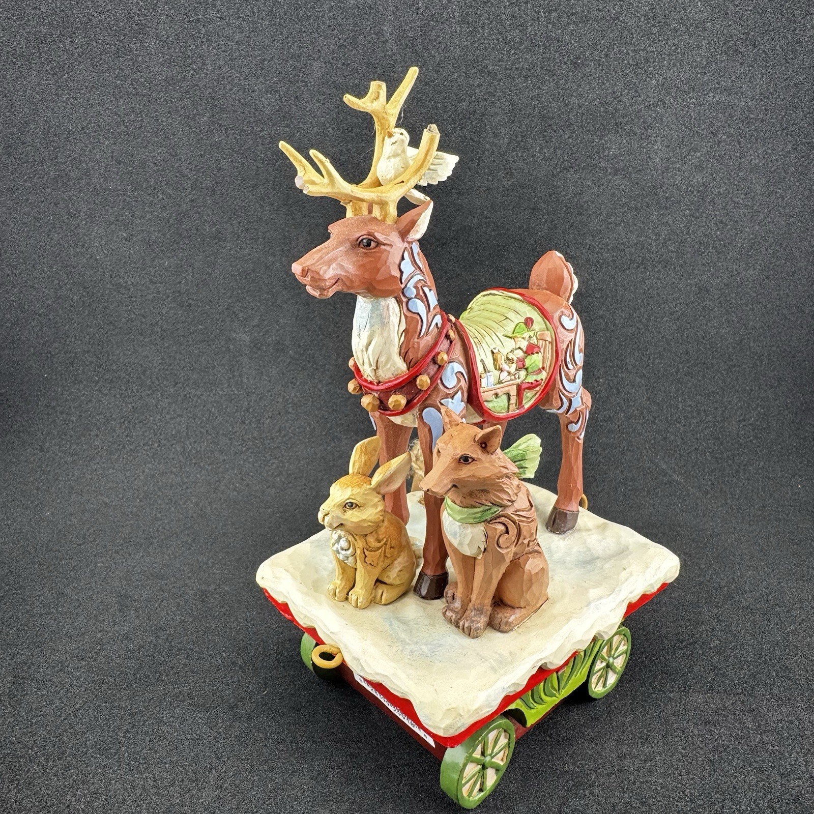 Jim Shore Heartwood Creek “Onward Toward Wintry Adventures” 6009695 Reindeer **