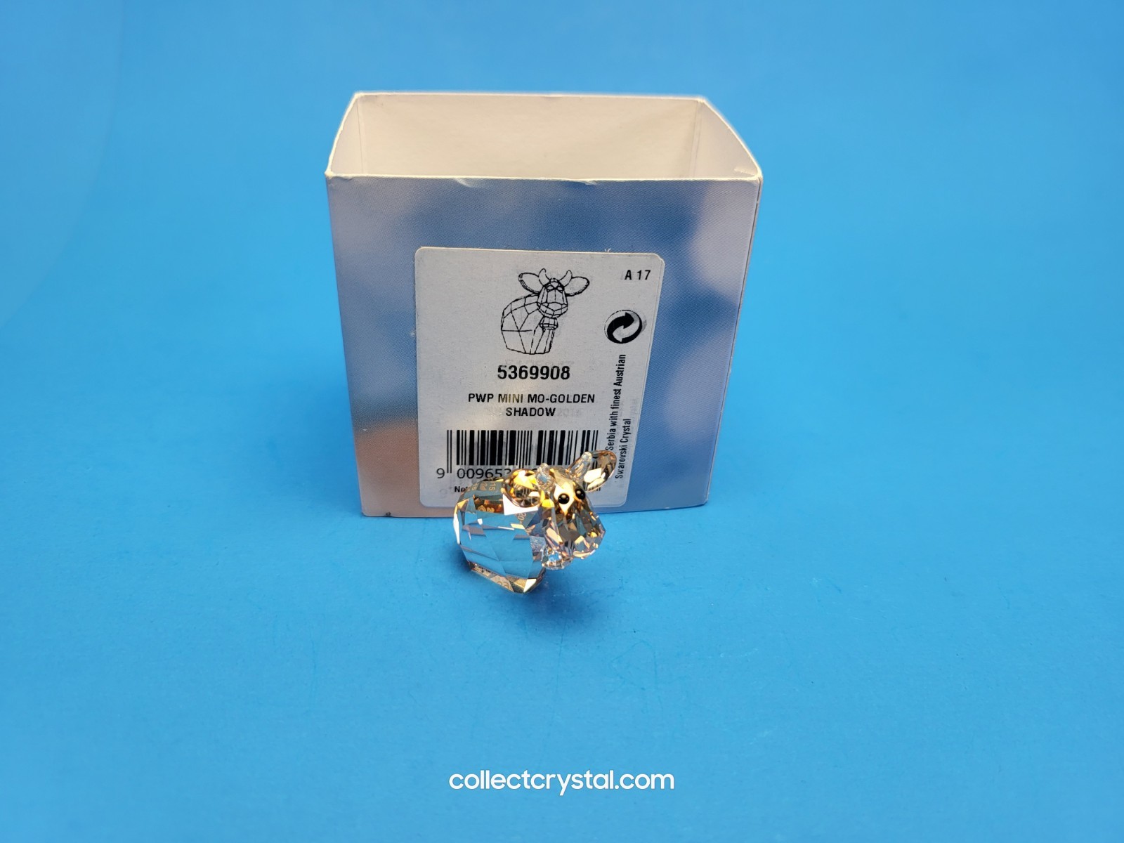 Swarovski GOLDEN SHADOW Mini Mo Cow Limited Edition 2015 -# 5125947 & 5369908