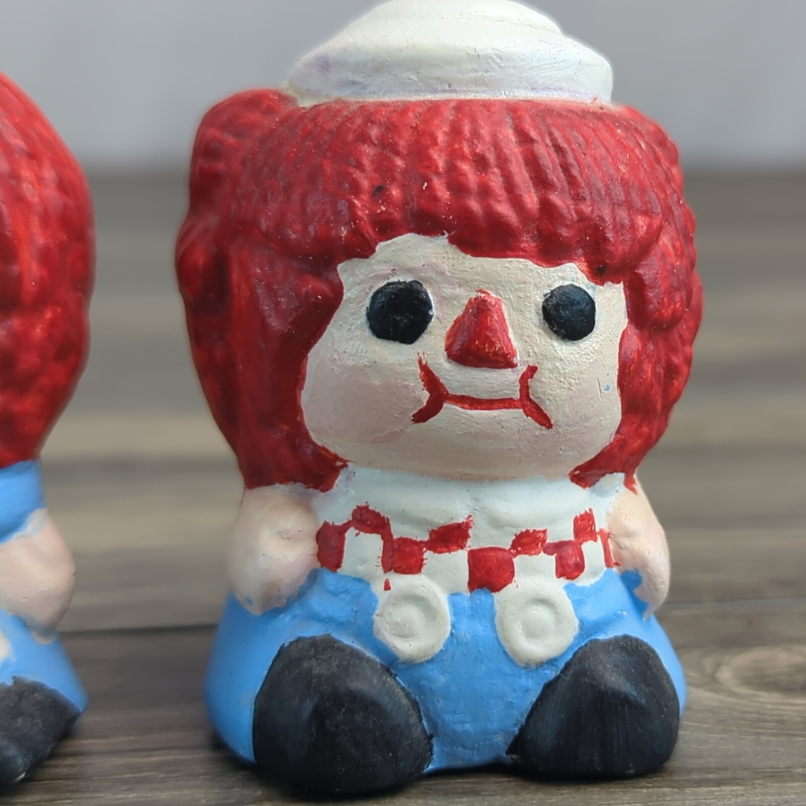 Raggedy Ann And Andy Figurines 2.75 in Collectors Unbranded Set of 2