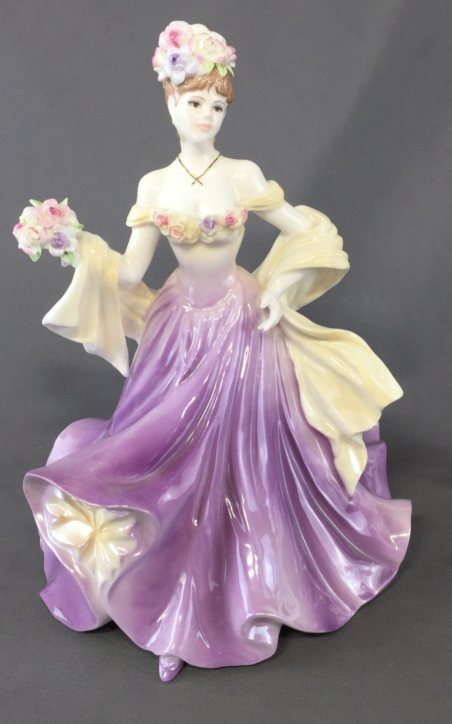 Coalport Bone China “Sweetest Rose” The Flower Ladies Collection #1327 Figurine