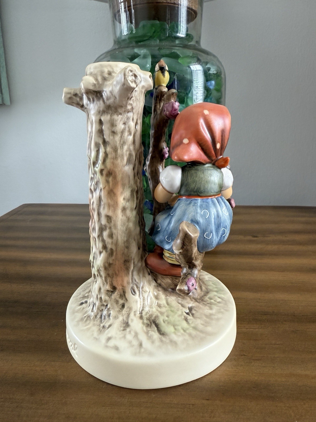 Goebel Hummel Apple Tree Girl Figurine / Candle Holder