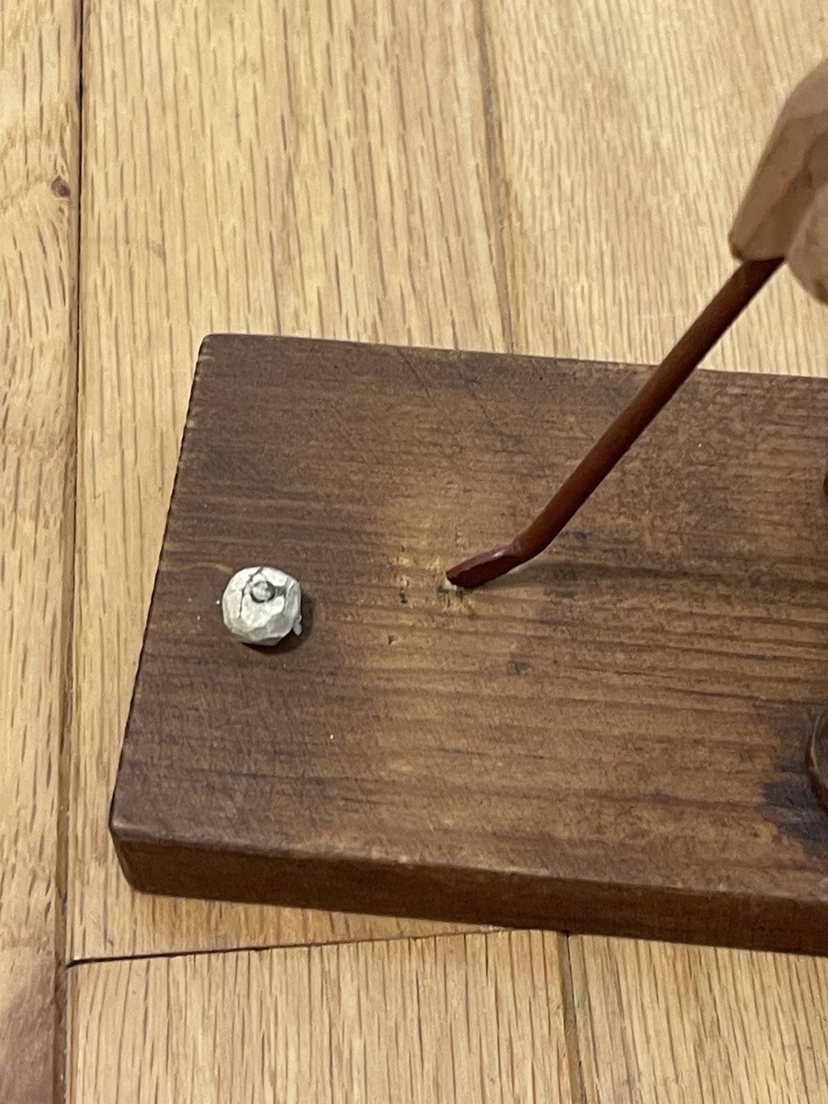Unique Vintage 1959 C.O. Trygg wood carving Golfer Sweden Signed
