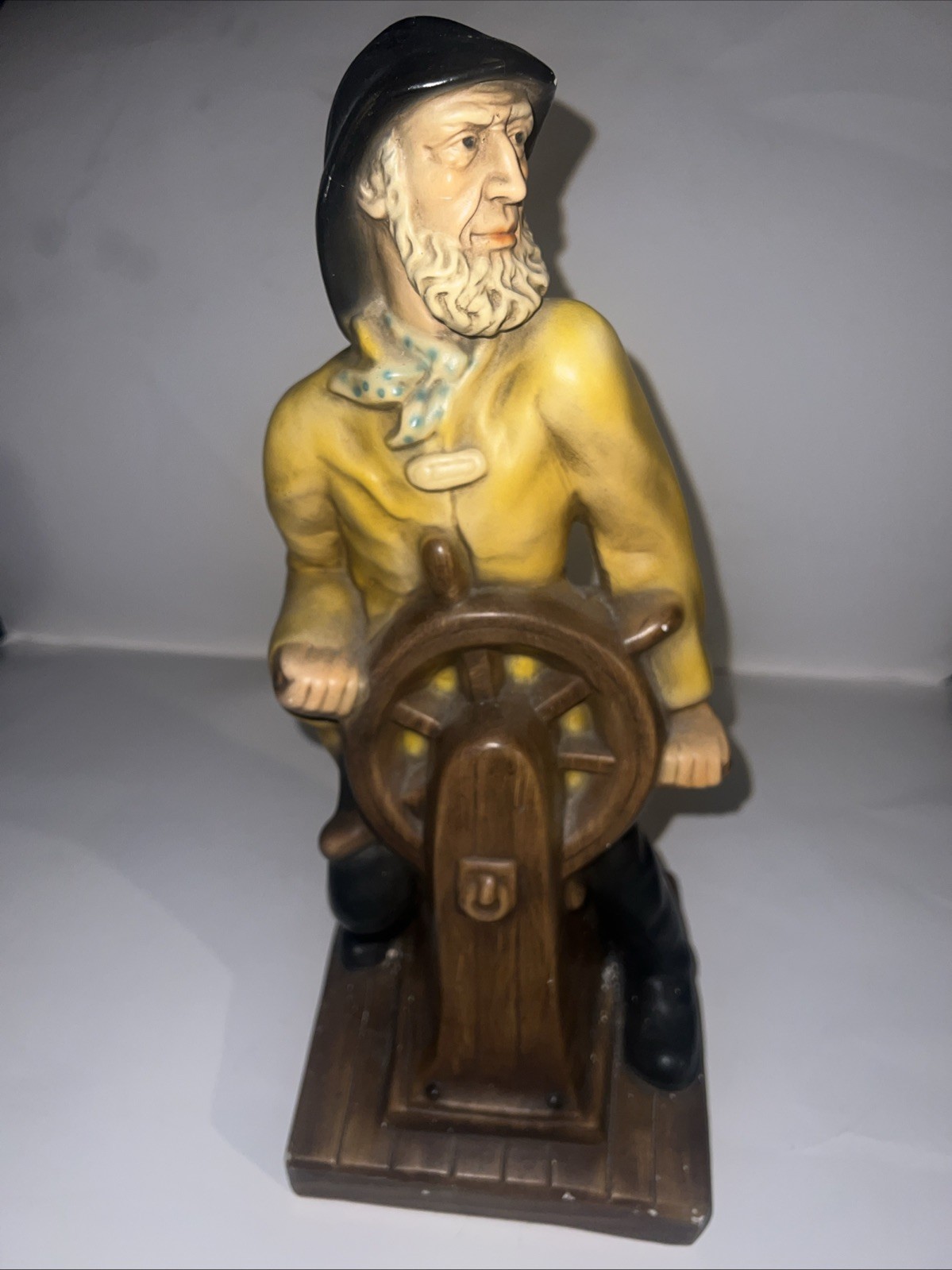 Vintage Ceramic Old Salt Sea Captain Statue