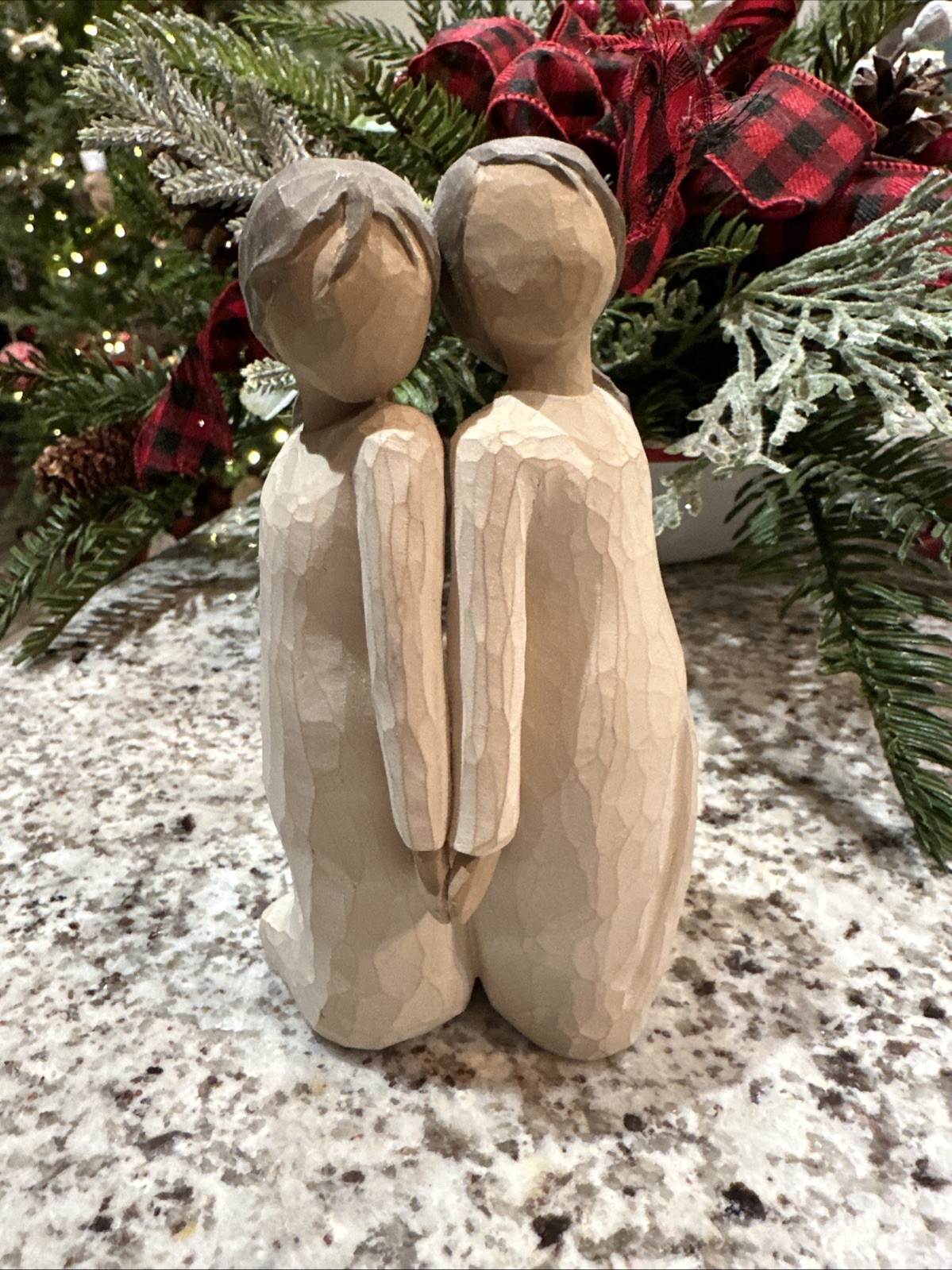 DEMDACO Willow Tree Hand-Painted Sculpted Figure, Two Alike Twins