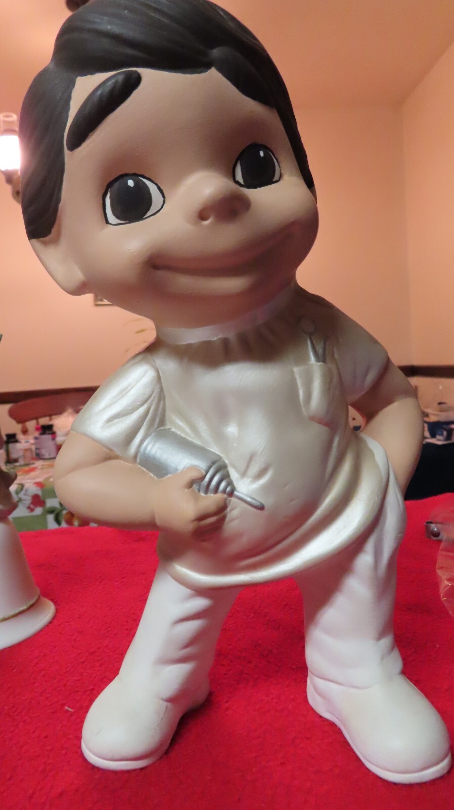 Smiley Atlantic Mold Dentist – Doctor 1980’s Ceramic LARGE statue/figure